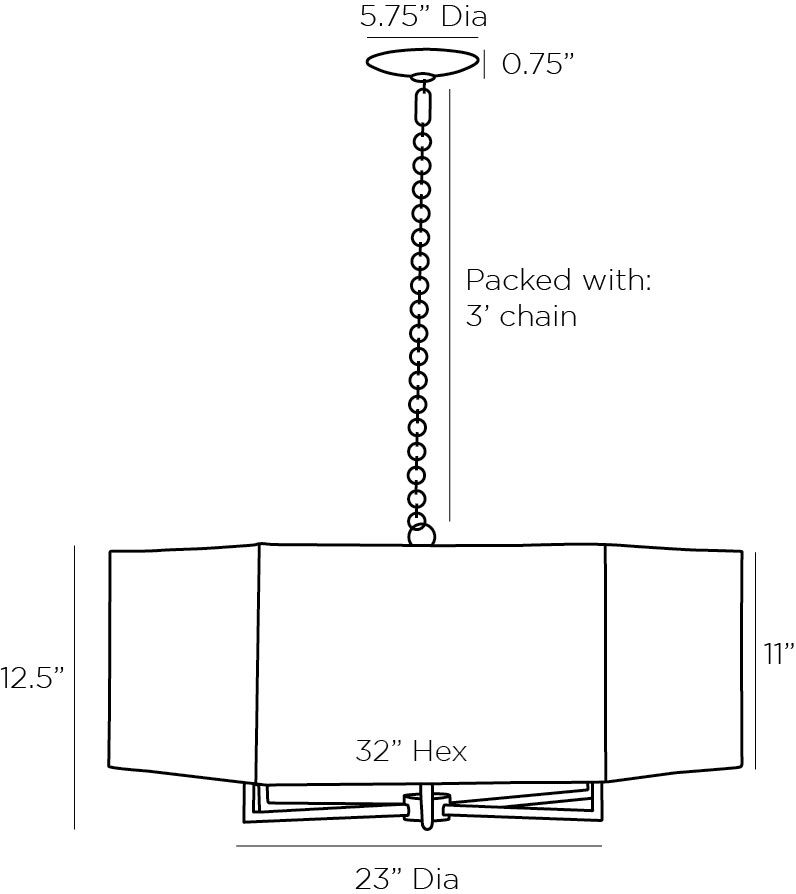 Люстра Arteriors OXFORD CHANDELIER