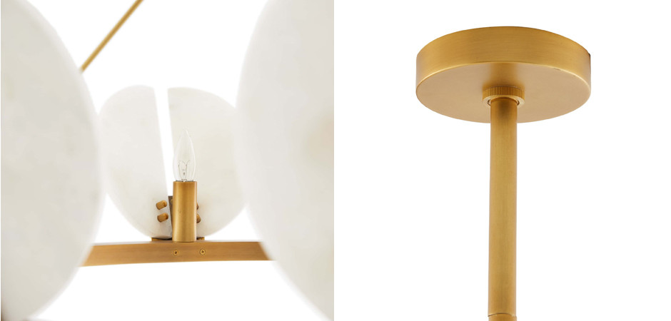 Люстра Arteriors SIERRA CHANDELIER GOLD