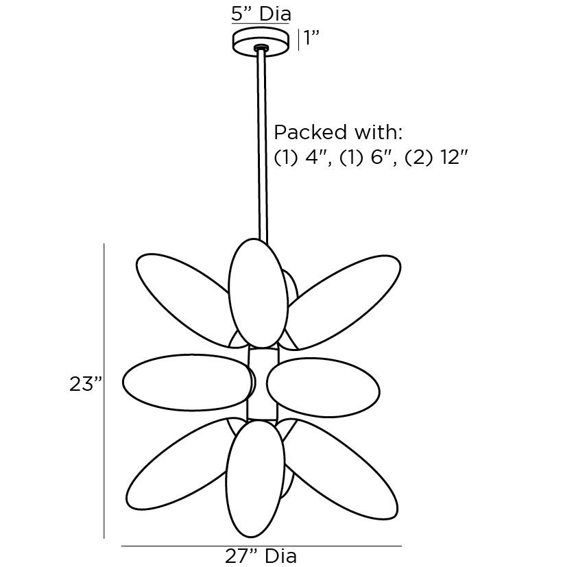 Люстра Arteriors STARLING CHANDELIER