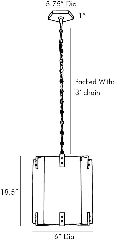 Люстра Arteriors TOMLIN PENDANT