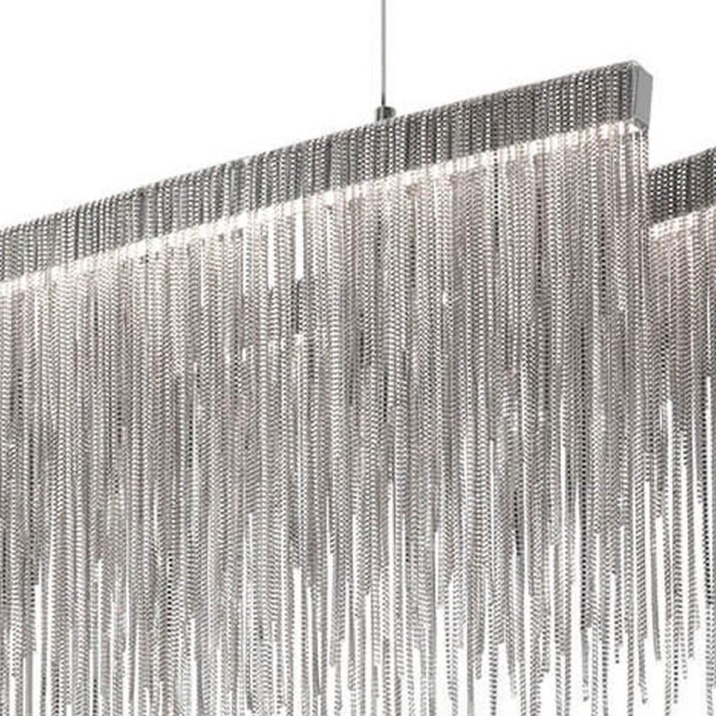 Люстра Atlantis Chain Chandelier Line Chrome