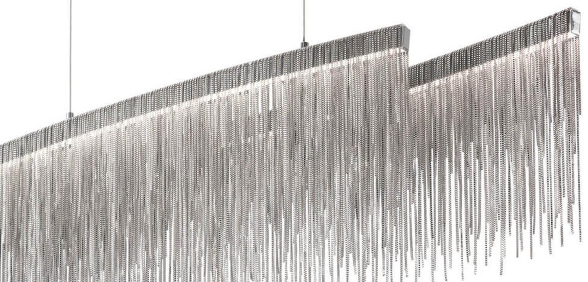 Люстра Atlantis Chain Chandelier Line Chrome