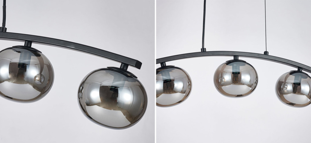 Люстра B.LUX  Матовый черный каркас 93 см