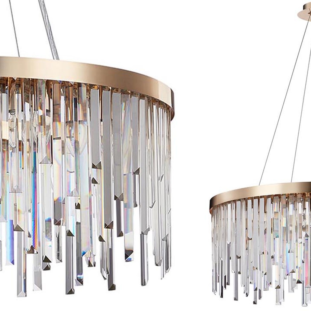 Люстра Bennett Chandelier gold