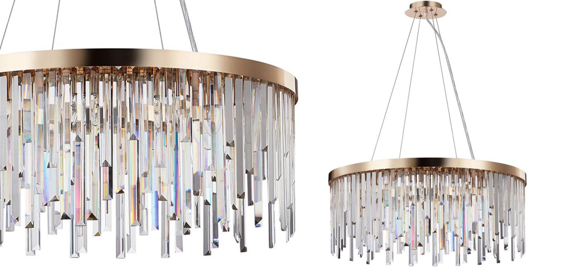 Люстра Bennett Chandelier gold