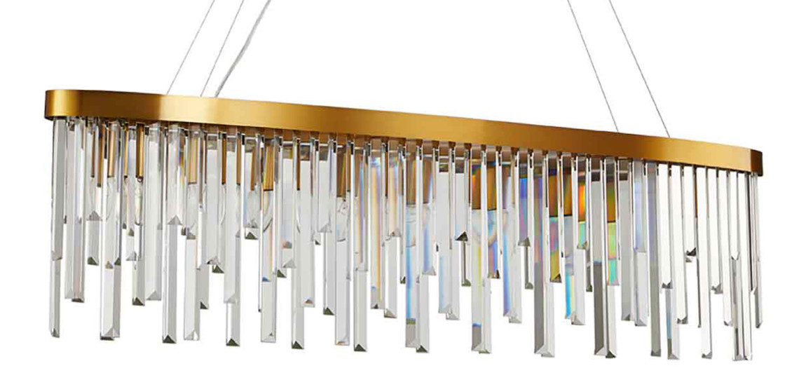 Люстра Bennett Oval Chandelier gold