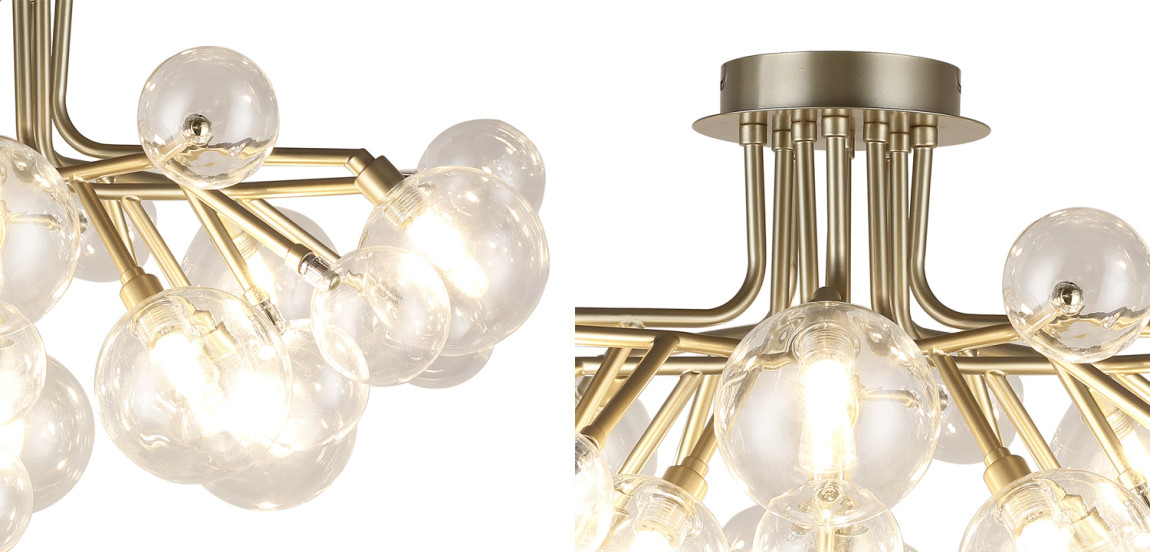 Люстра Berries Chandelier Flower clear 10