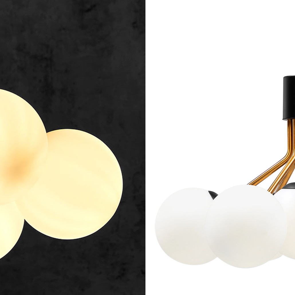 Люстра Berries Chandelier White Balloons Bronze Black 7