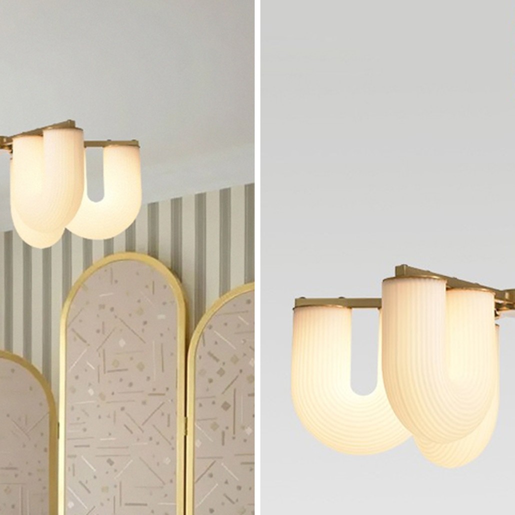 Люстра Berthe Arch Chandelier 6 плафонов
