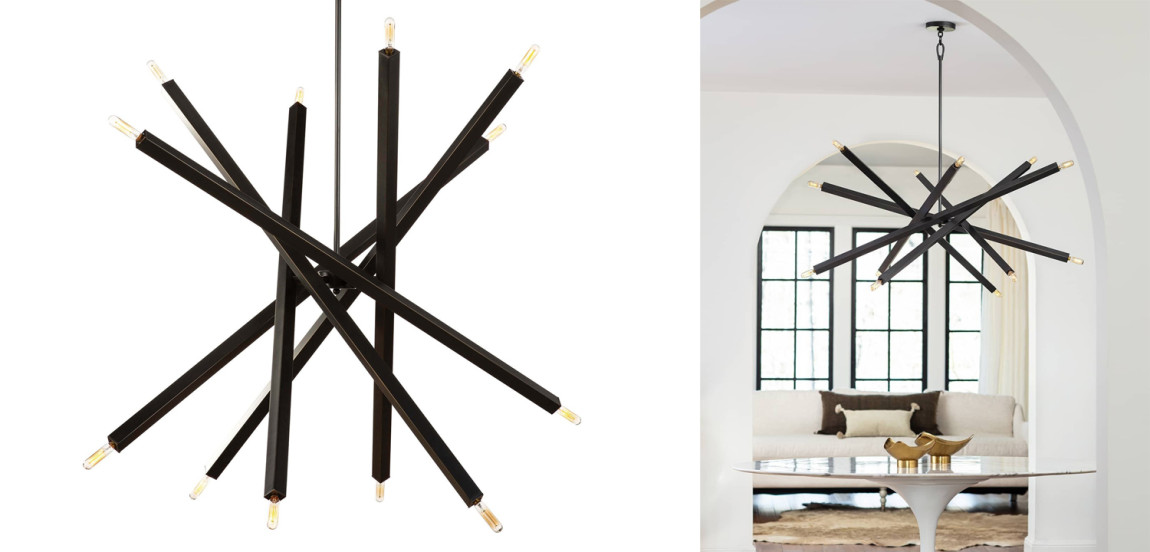 Люстра Blathmac Black Chandelier
