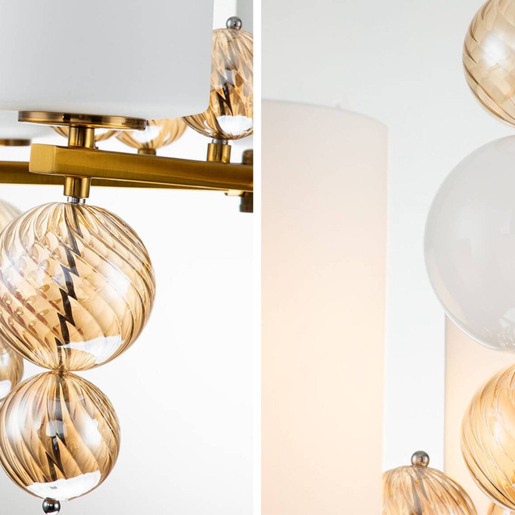 Люстра Blown Glass Balloons Chandelier 7