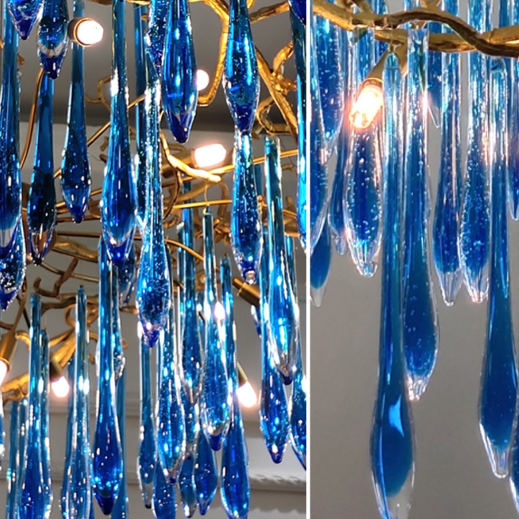 Люстра Blue Fountain Chandelier