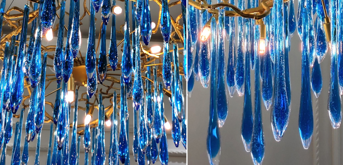 Люстра Blue Fountain Chandelier