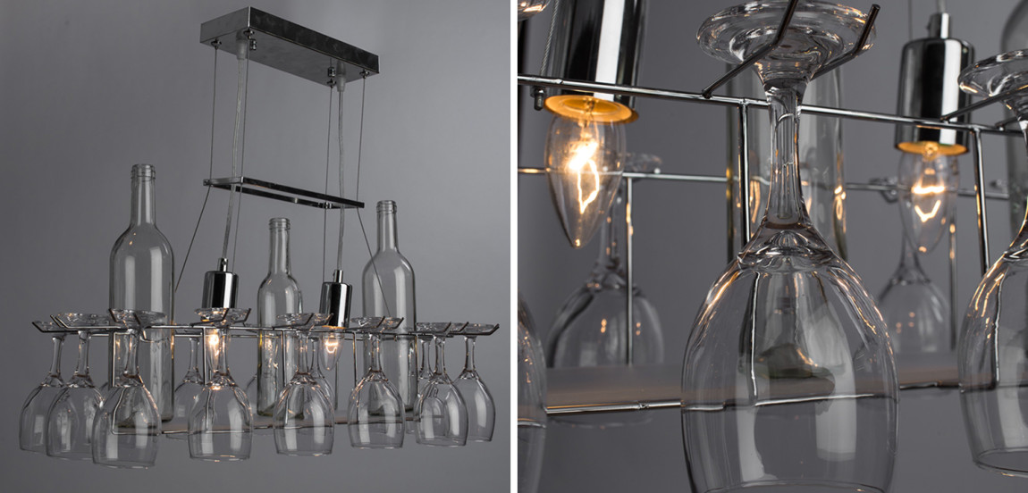 Люстра Bottles and Glasses Chandelier
