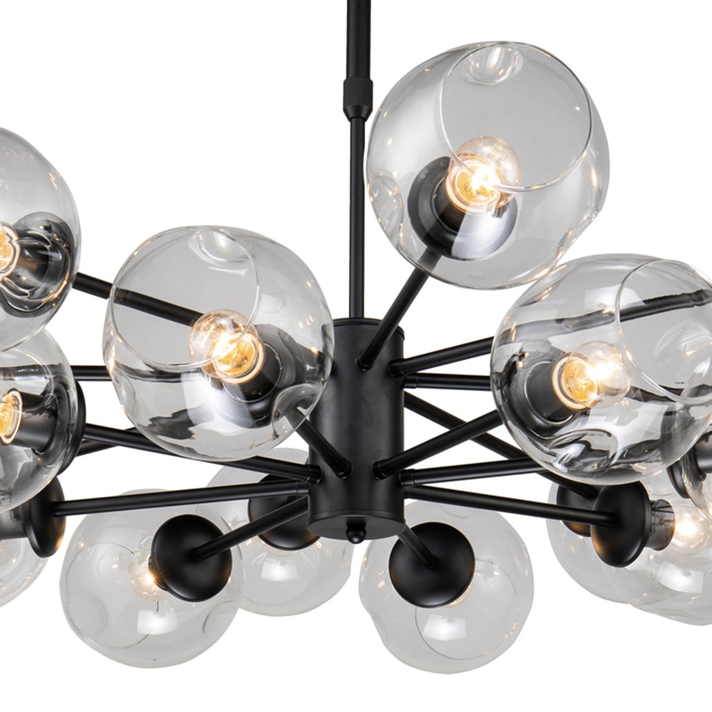 Люстра Branching Bubble Chandelier black 16