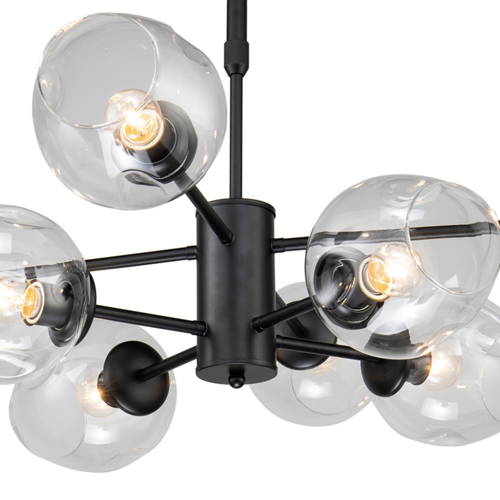 Люстра Branching Bubble Chandelier black 8