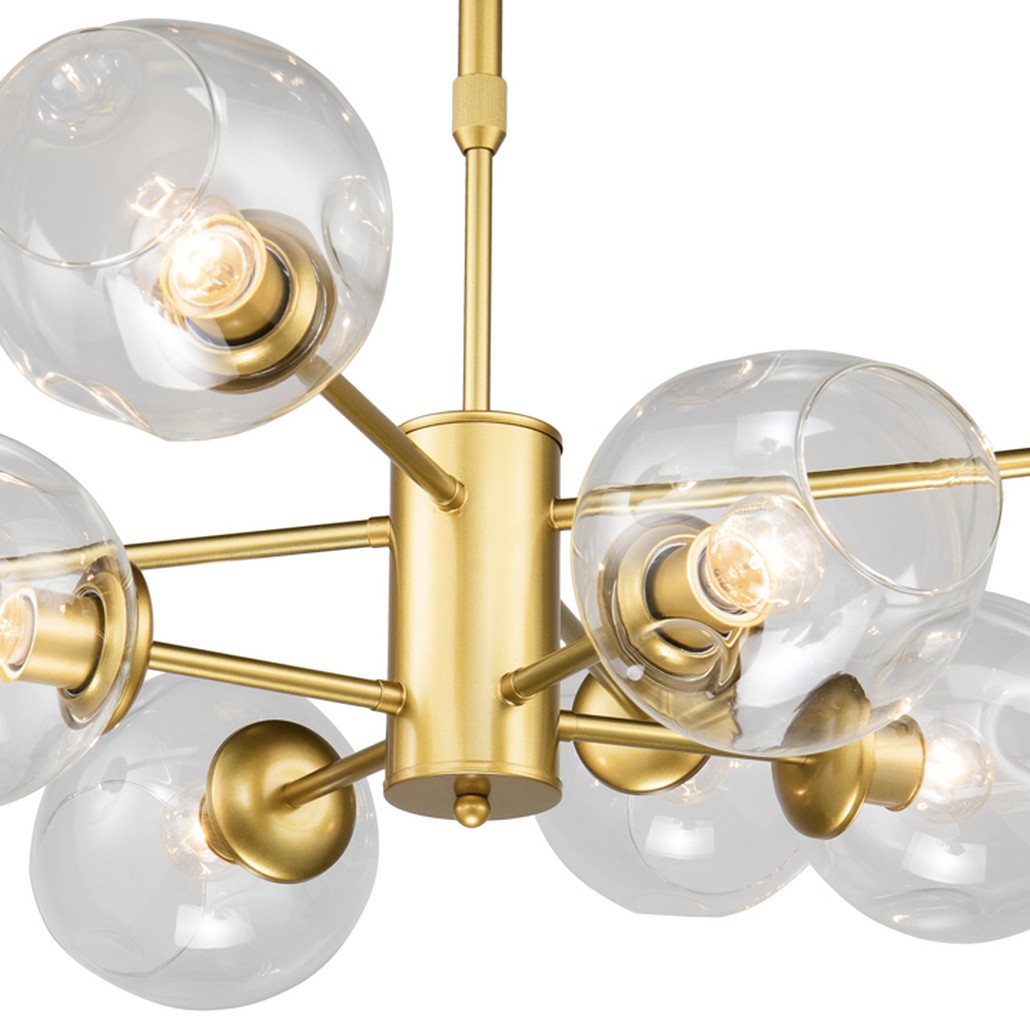 Люстра Branching Bubble Chandelier gold 8