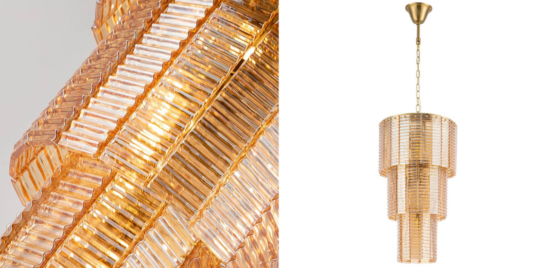 Люстра Branwen Amber Chandelier 41