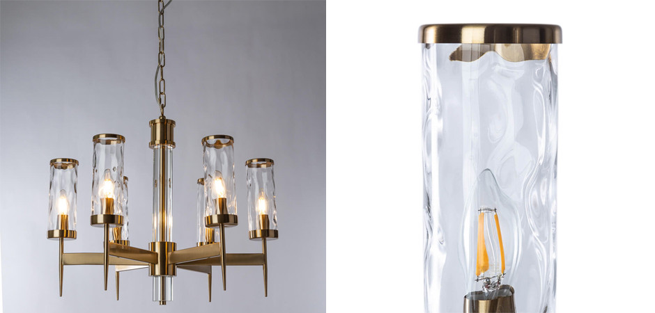 Люстра Brass Wheel Small в Американском стиле