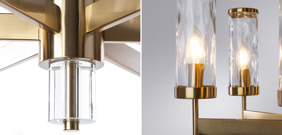 Люстра Brass Wheel Small в Американском стиле