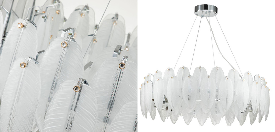 Люстра Bud Petals Chandelier Chrome 80