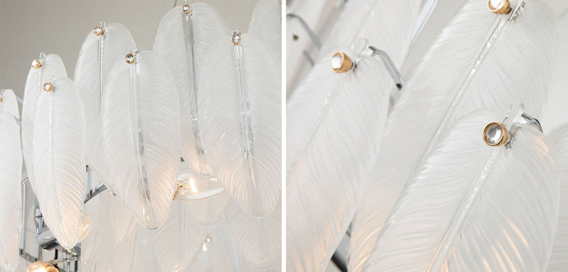 Люстра Bud Petals Chandelier Chrome 80