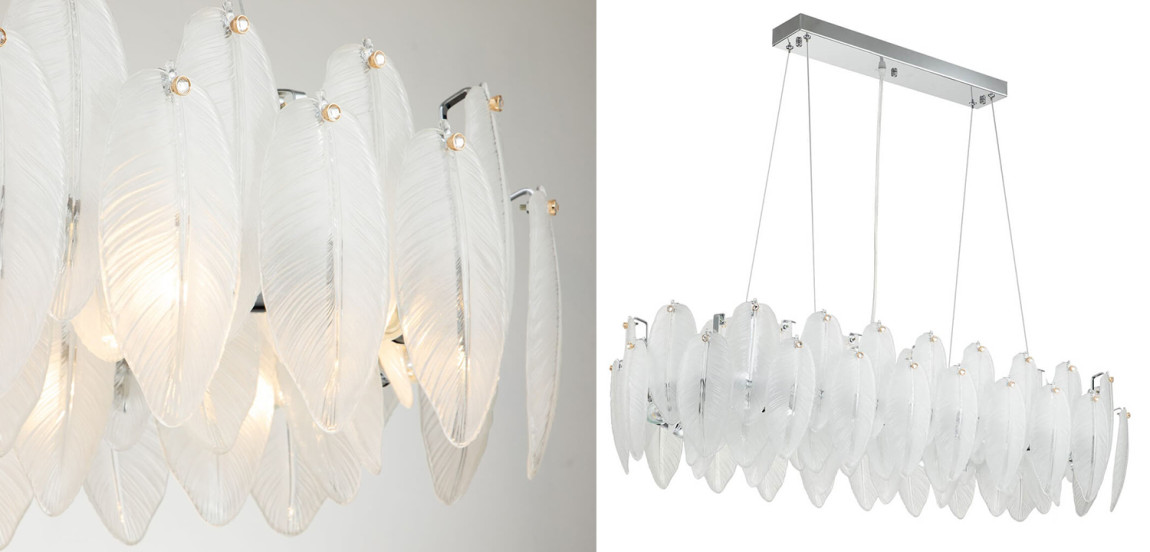 Люстра Bud Petals Chandelier Chrome Line