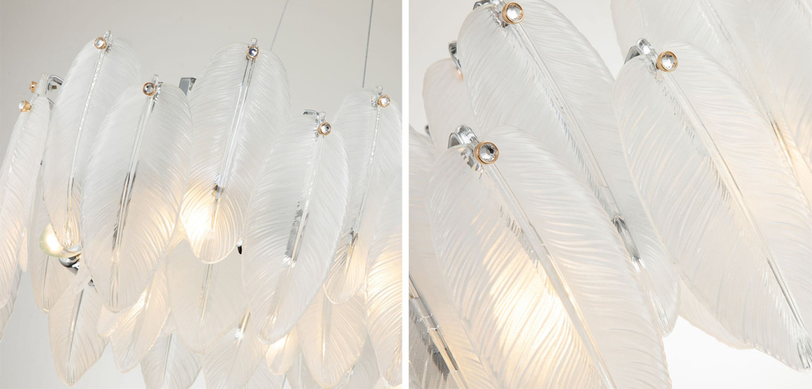 Люстра Bud Petals Chandelier Chrome Line