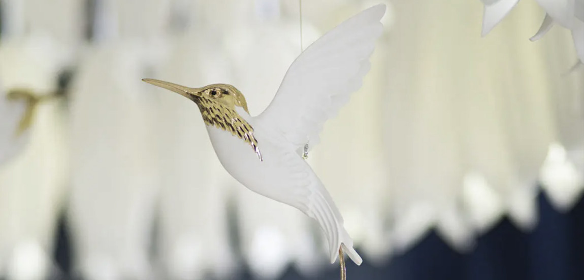 Люстра c Птичками Колибри Sagarti Contemporary chandelier ALBA Flowers & Birds