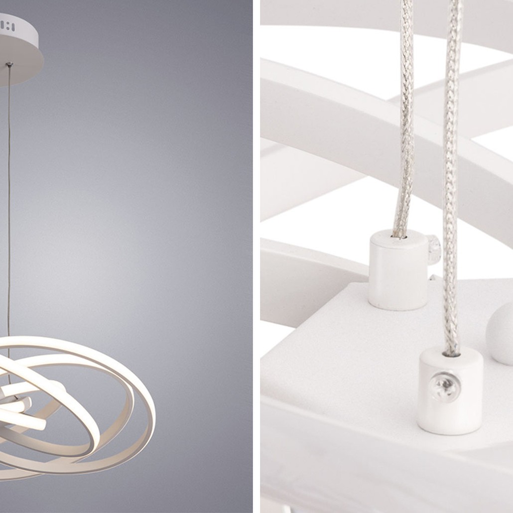 Люстра Campbell White Chandelier