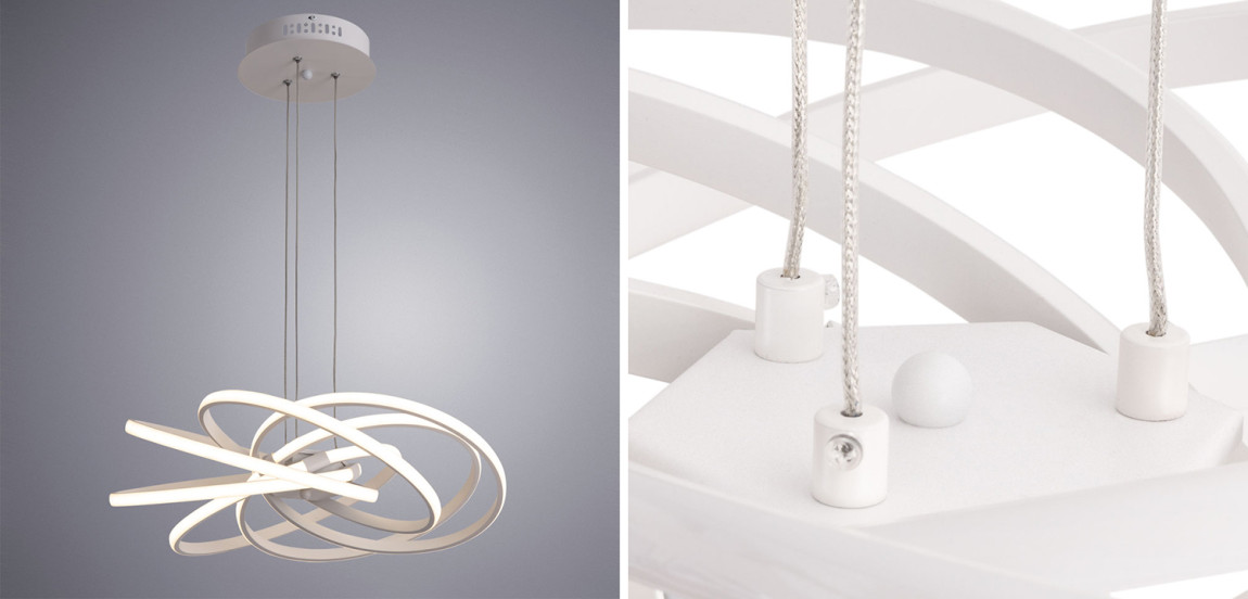Люстра Campbell White Chandelier