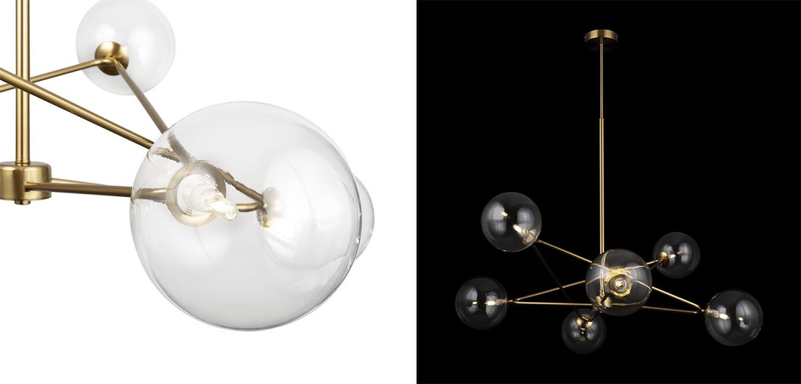 Люстра Chandelier Constellation Orbs Transparent