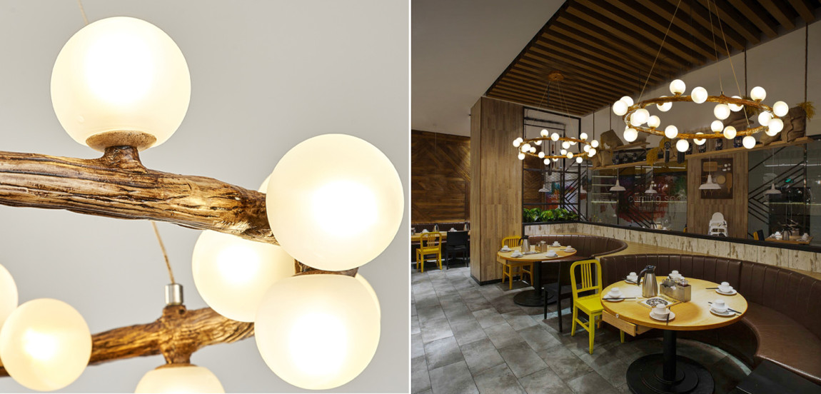 Люстра Circular Branch Chandelier