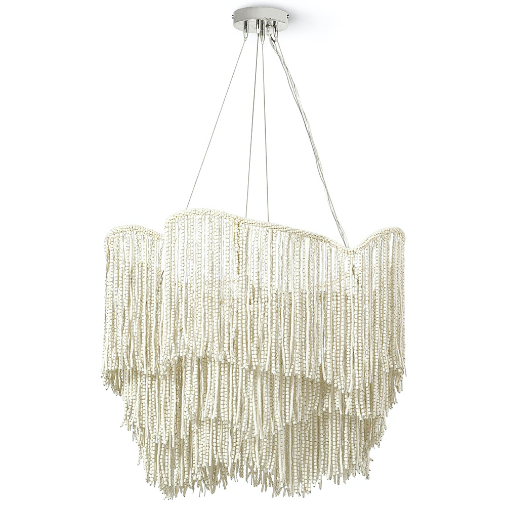 Люстра Cream Color Beads Fringe Chandelier