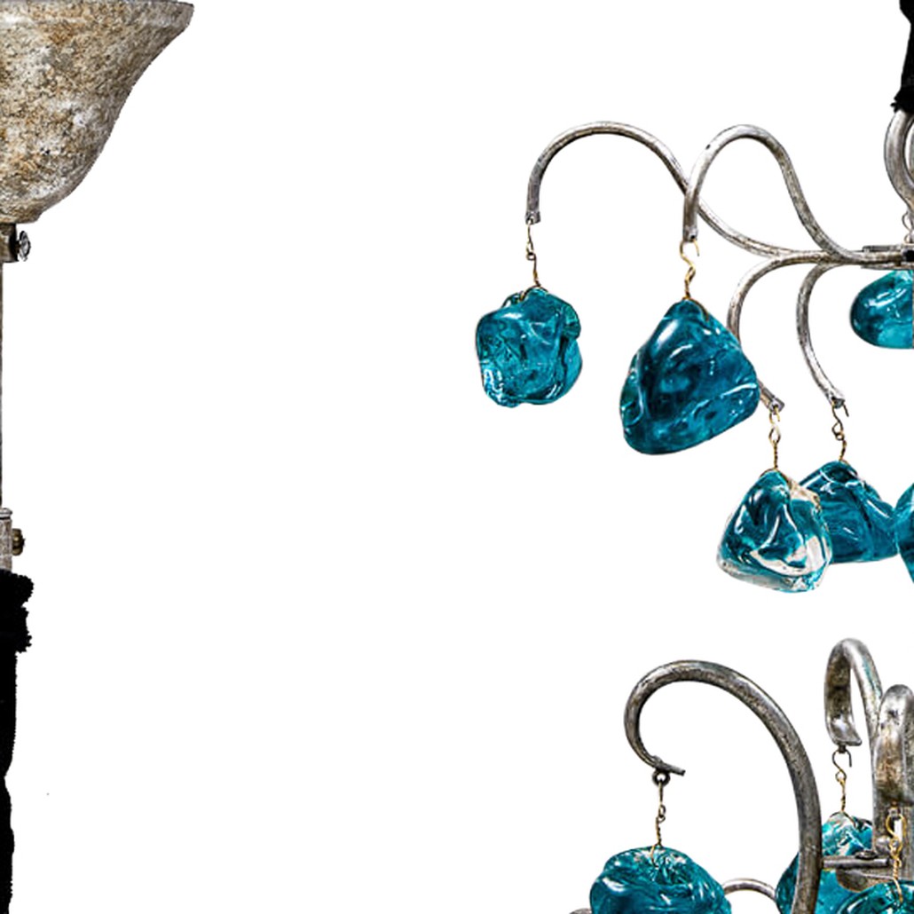 Люстра Crystal Blue Cupertino Chandelier 55
