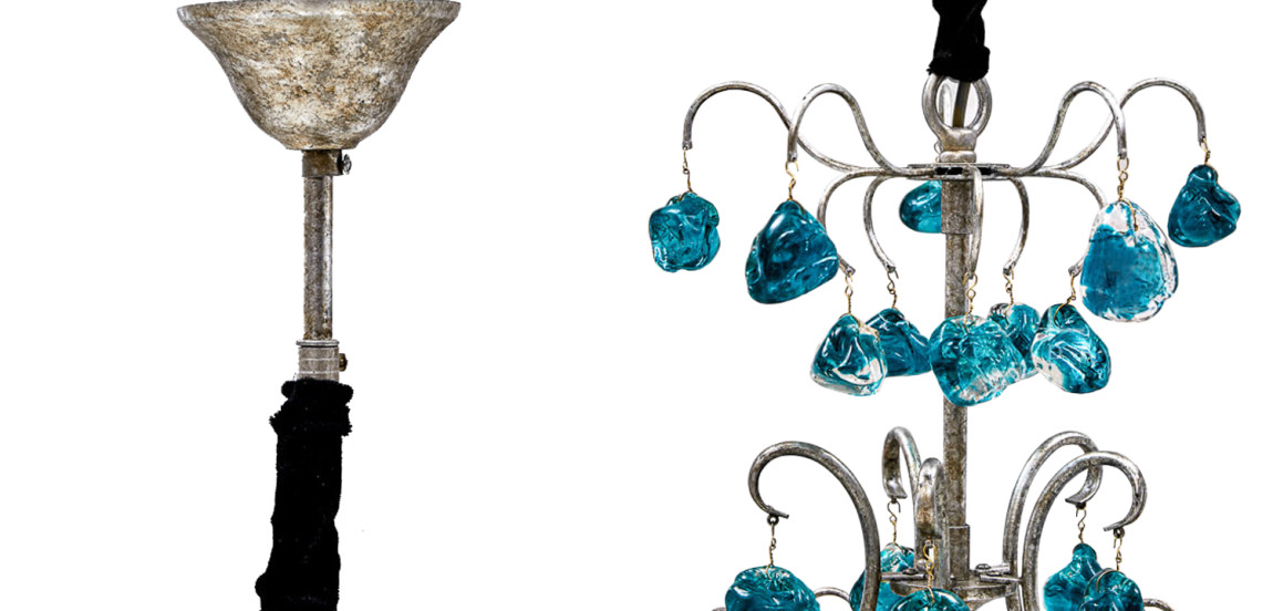 Люстра Crystal Blue Cupertino Chandelier 55