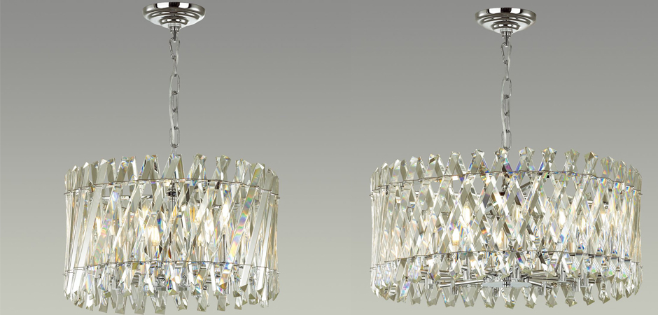 Люстра Crystal Crossed Stripes