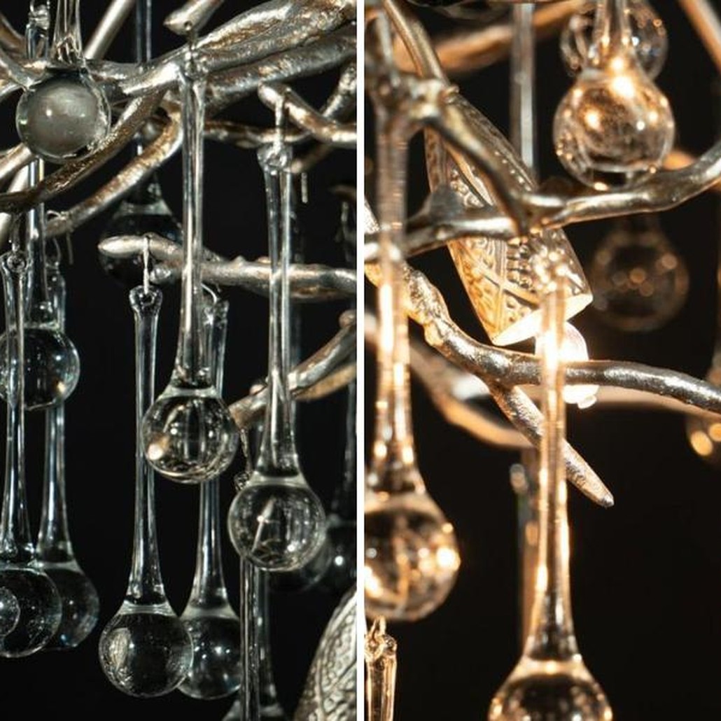 Люстра Crystal Drops bright Silver