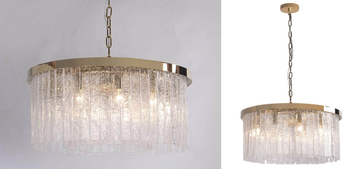 Люстра Crystal Harvey Gold Chandelier 60