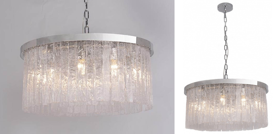 Люстра Crystal Harvey Nickel Chandelier 60