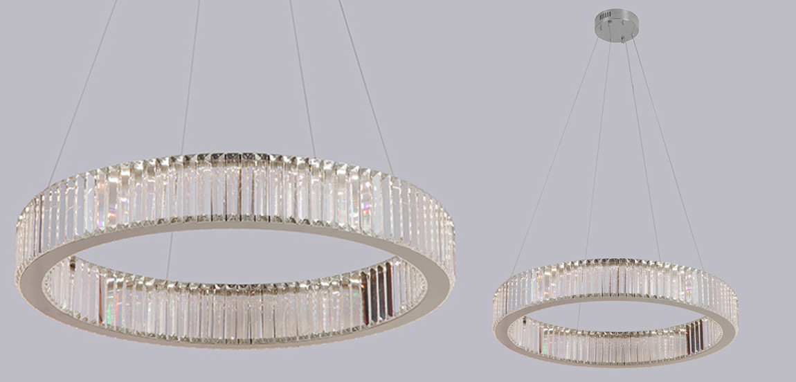 Люстра Crystal Shine Linda Chrome Chandelier