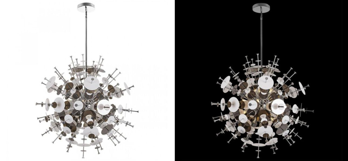 Люстра Dandelion Chrome диаметр 78