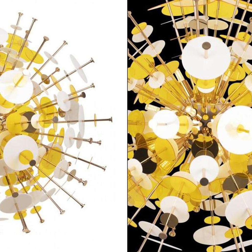 Люстра Dandelion Yellow диаметр 78