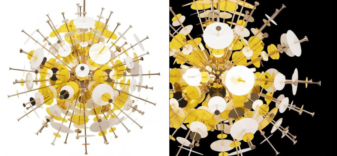 Люстра Dandelion Yellow диаметр 78