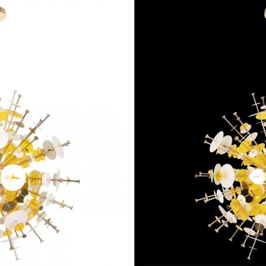 Люстра Dandelion Yellow диаметр 78