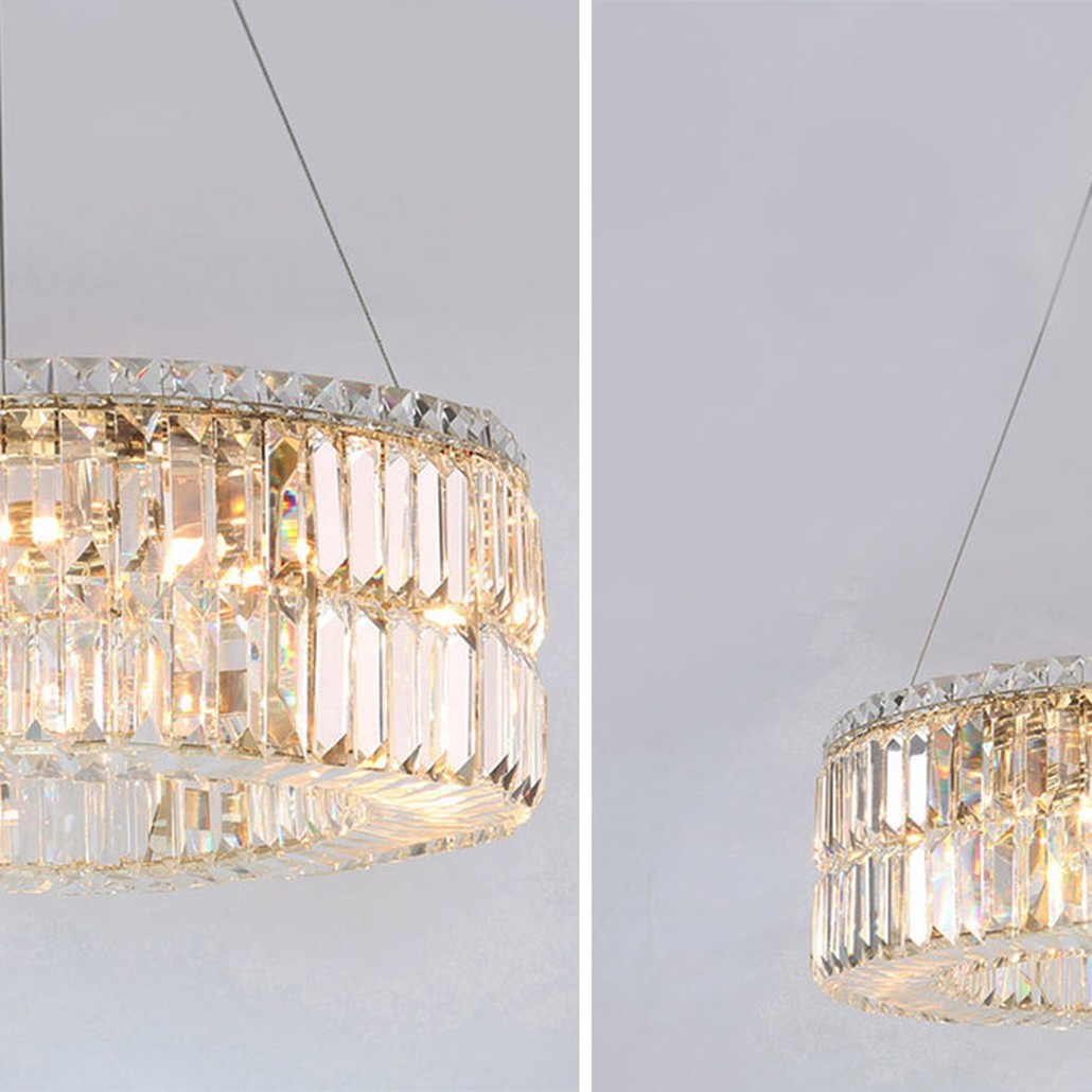 Люстра Darleen Crystal Gold Chandelier 12
