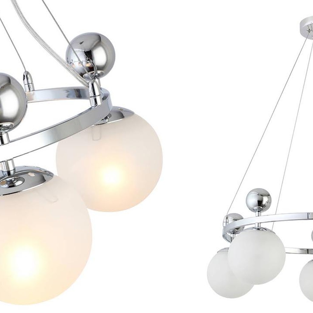 Люстра Demian Chrome Chandelier