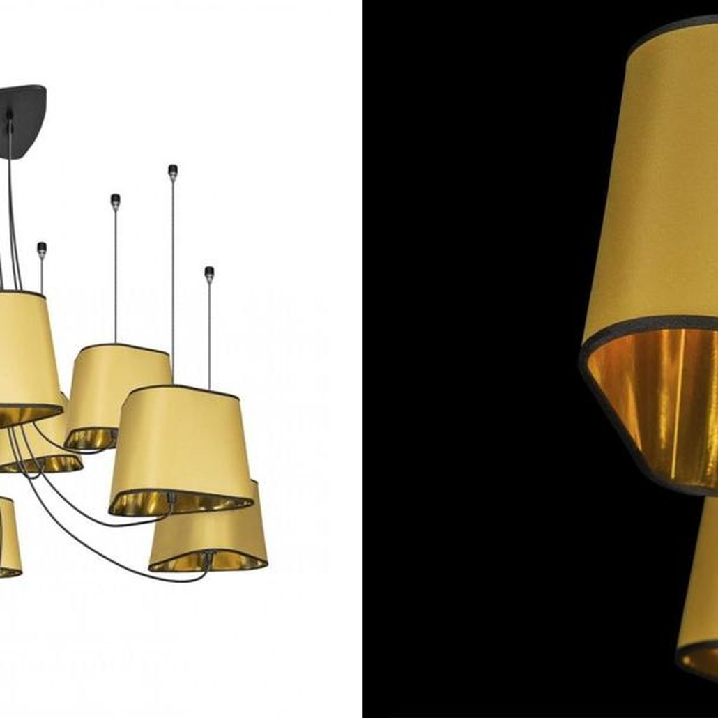 Люстра Designheure Lighting Gold 10 плафонов