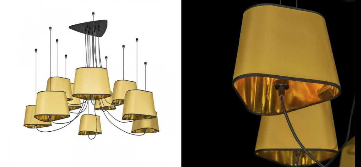 Люстра Designheure Lighting Gold 10 плафонов