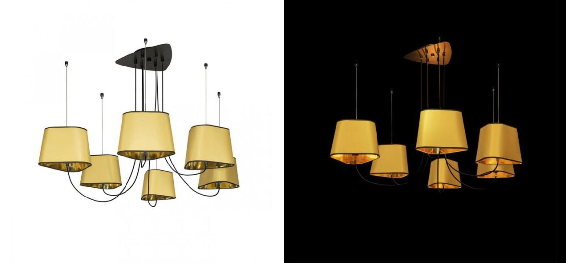 Люстра Designheure Lighting Gold 6 плафонов